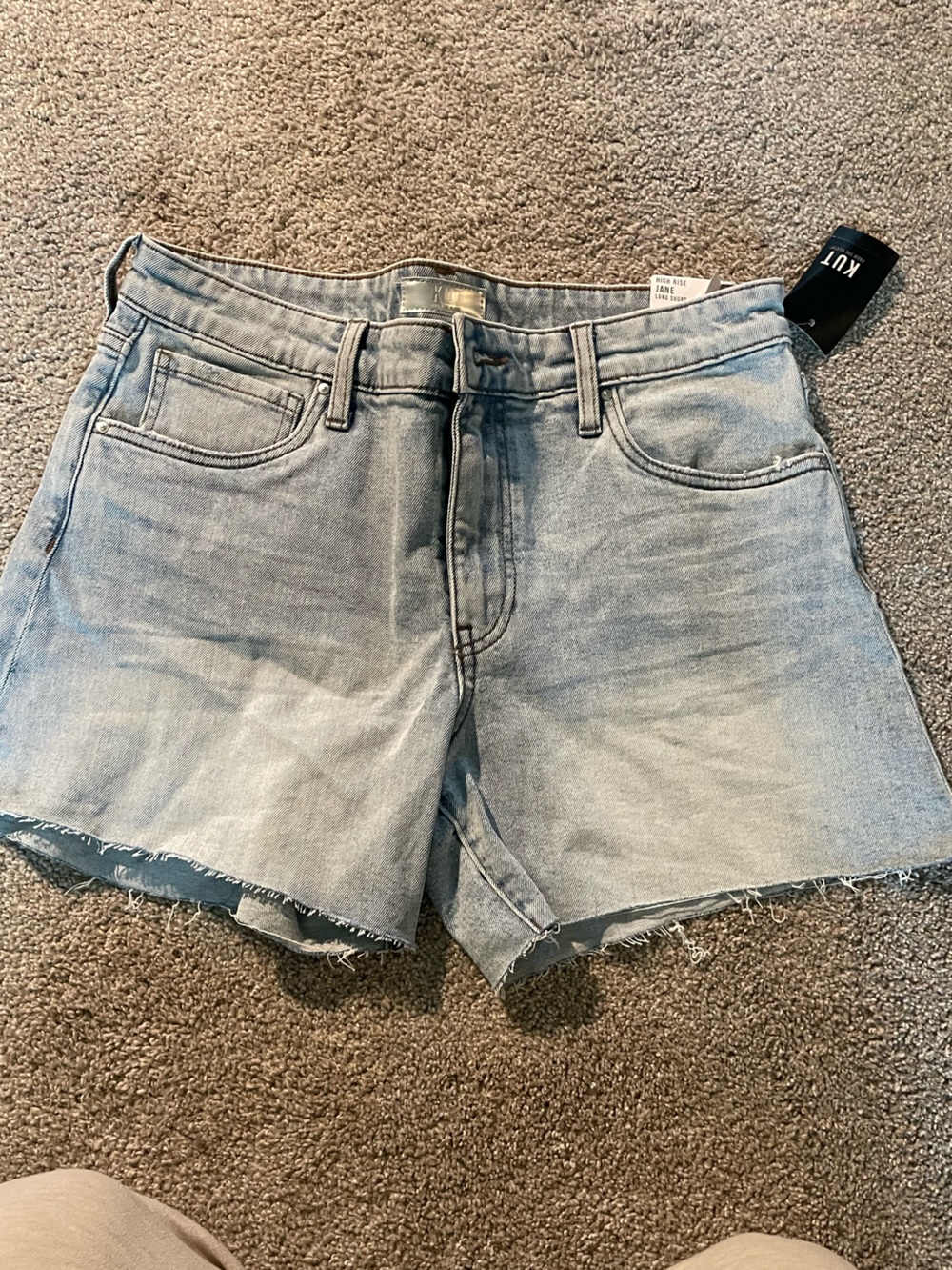 Kut from the Kloth Light Blue Denim Cutoff Shorts